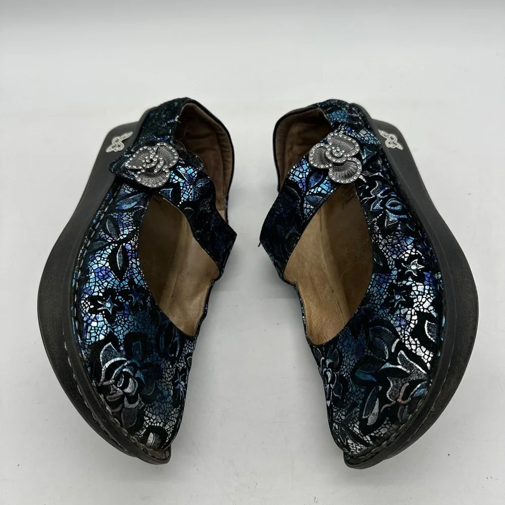 Alegria Paloma PAL-924X Womens Size‎ 36 US Size 6-6.5 Ice Blooms Mary Jane Shoes